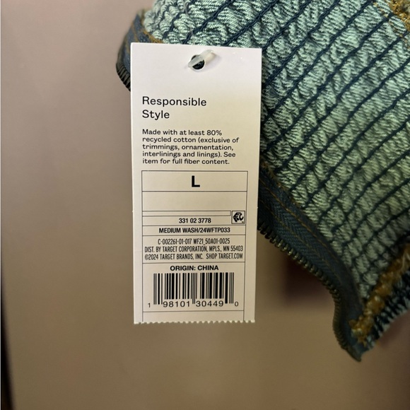 Wild Fable NWT denim halter top - Picture 3 of 4